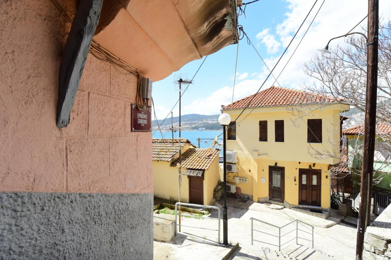 Ferienwohnung Golden Sea View - Old Town Kavala Exterior foto